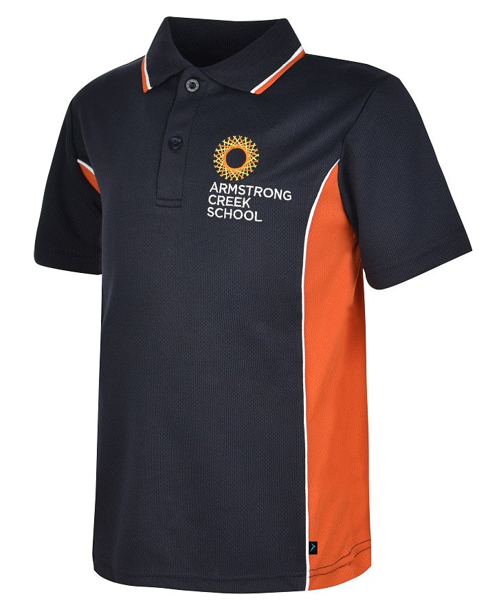 Short Sleeve Mesh Polo