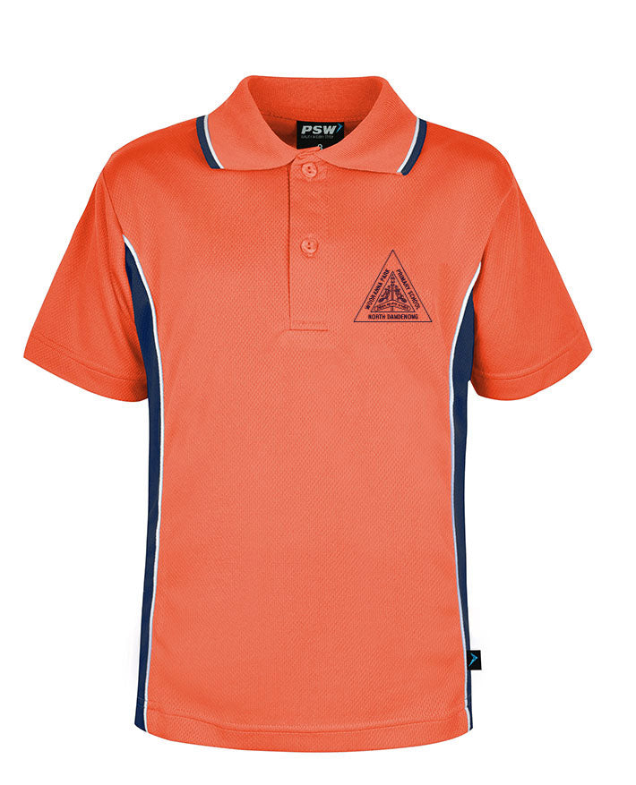 Short Sleeve Mesh Polo
