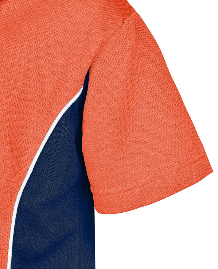 Short Sleeve Mesh Polo