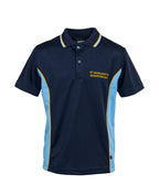 S/S Mesh Panelled Polo