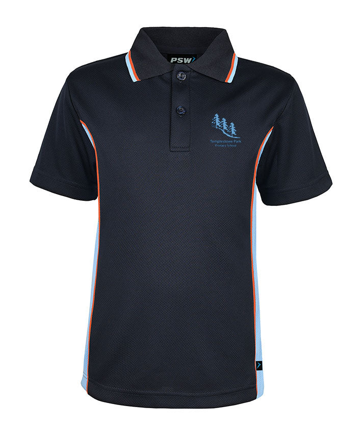 Short Sleeve Mesh Polo
