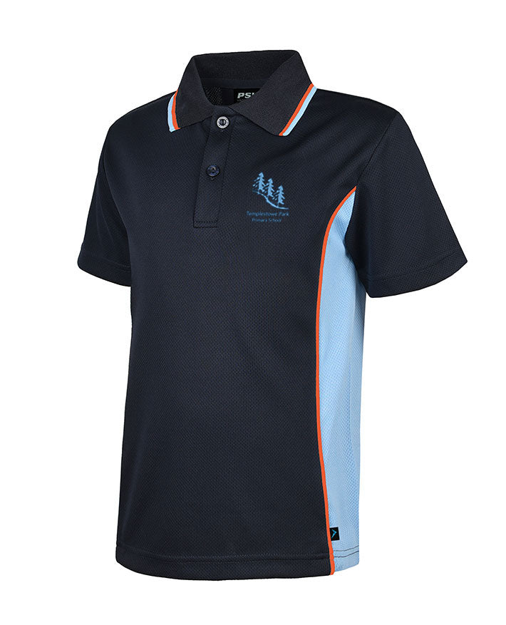 Short Sleeve Mesh Polo