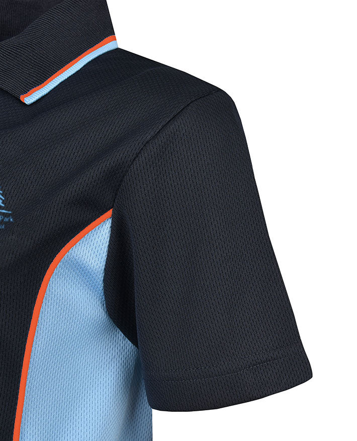 Short Sleeve Mesh Polo
