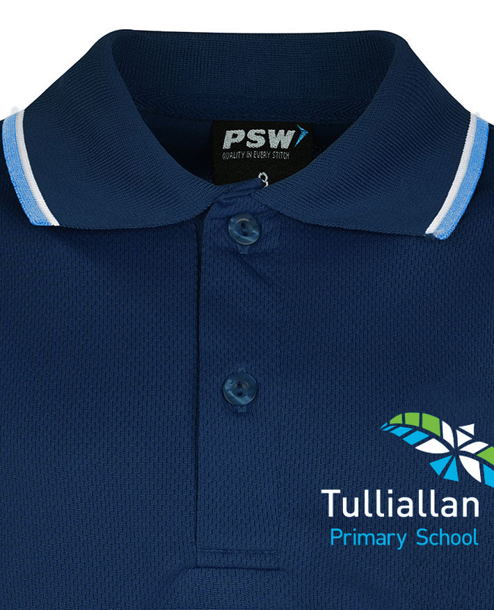 Short Sleeve Mesh Polo