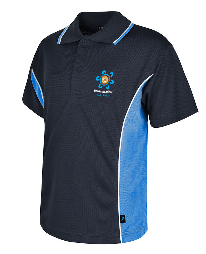 Short Sleeve Mesh Polo