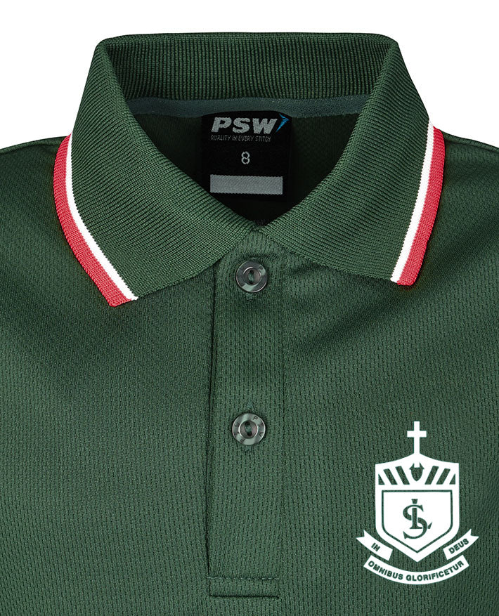 Short Sleeve Mesh Polo