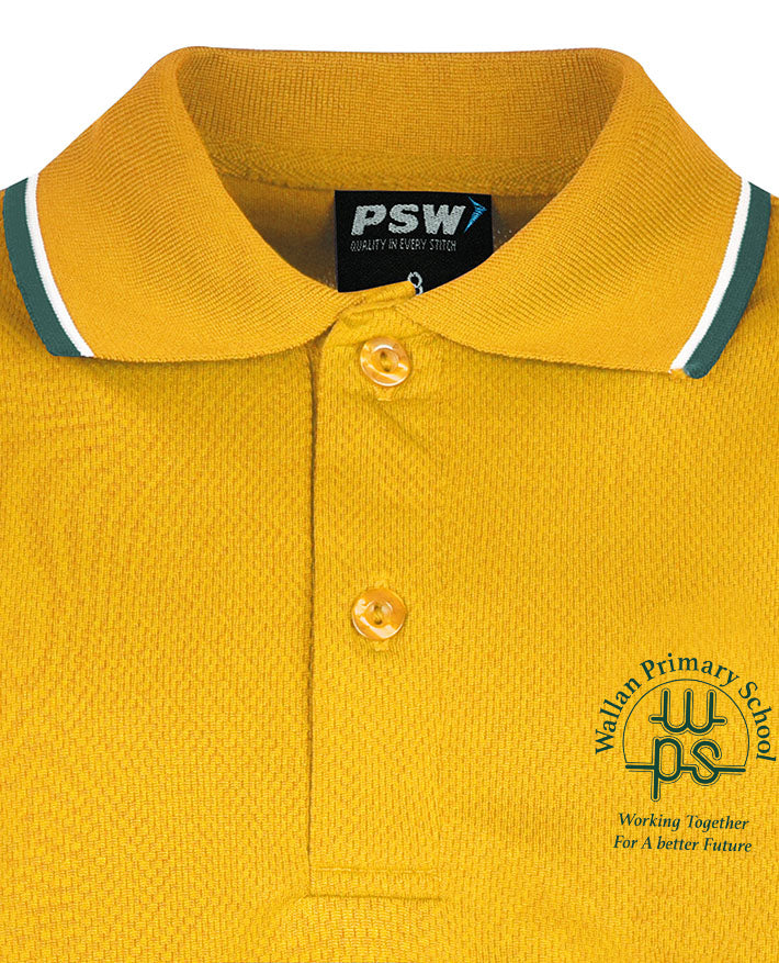 Short Sleeve Mesh Polo