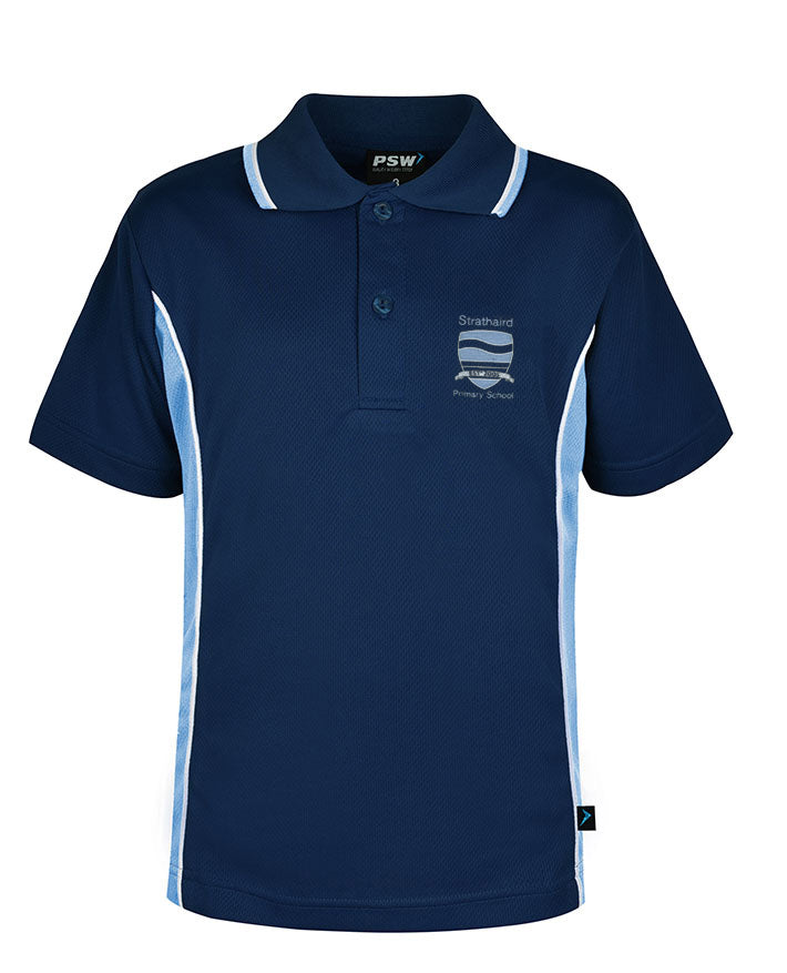 Short Sleeve Mesh Polo