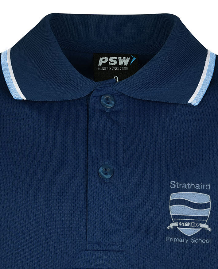 Short Sleeve Mesh Polo