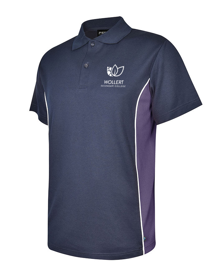 SS CB Polo-Contrast Panels & Piping