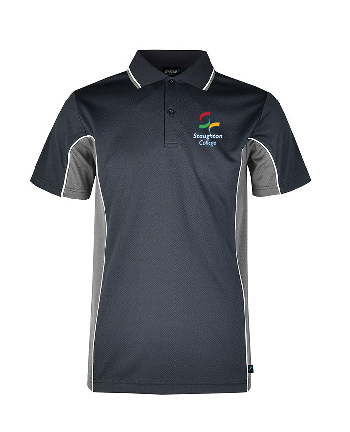 Short Sleeve Mesh Polo