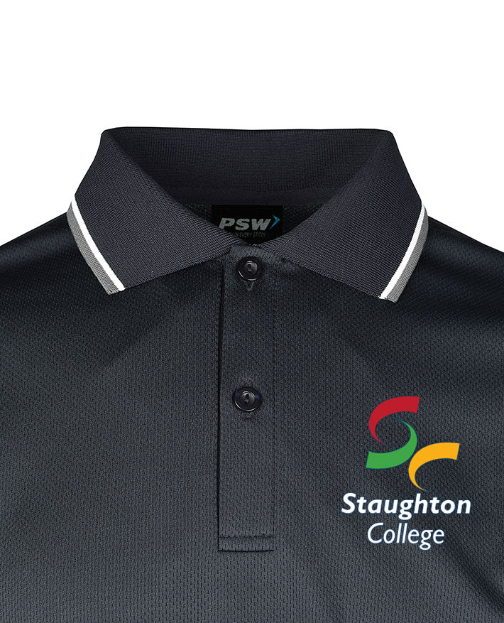 Short Sleeve Mesh Polo