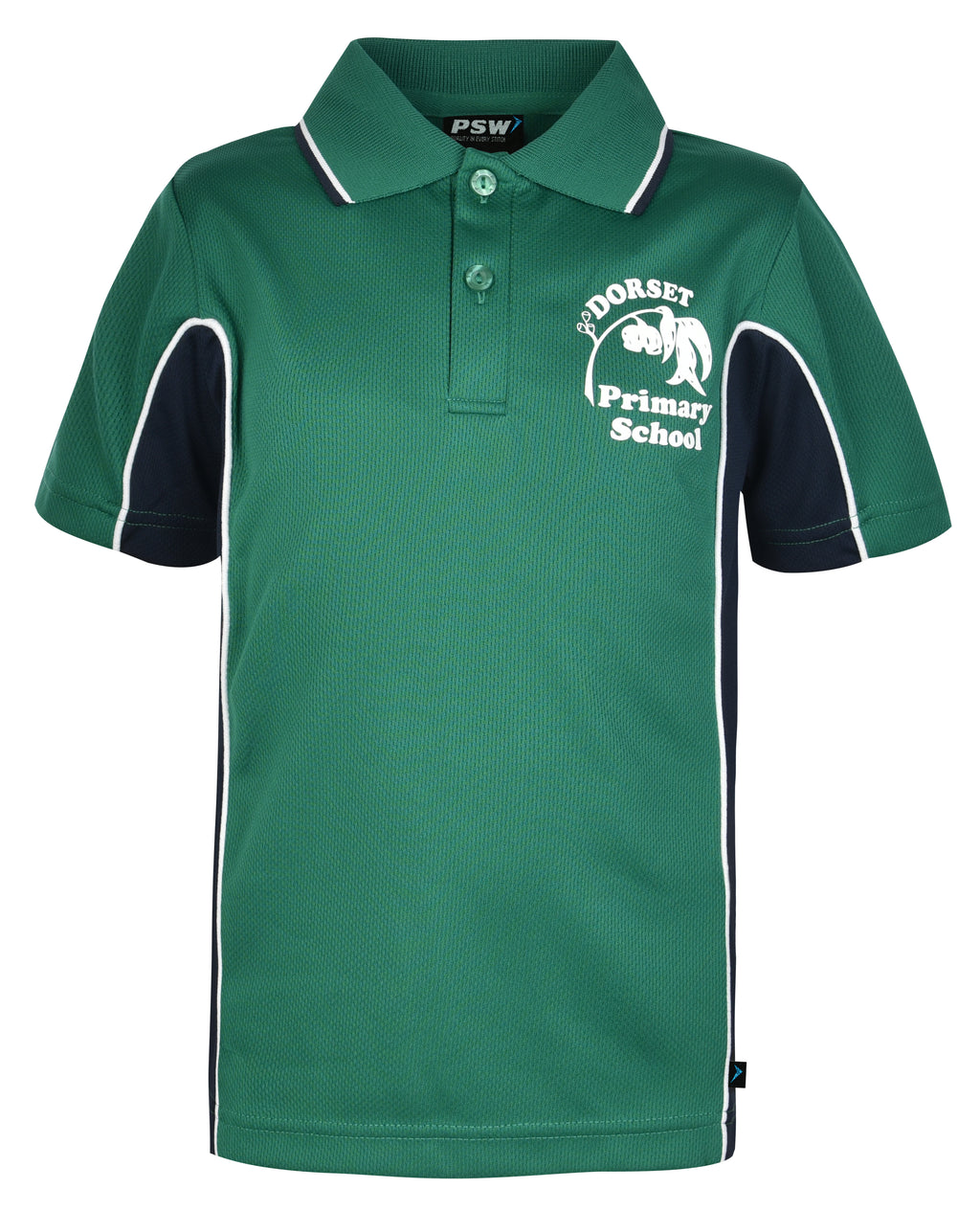 Short Sleeve Mesh Polo