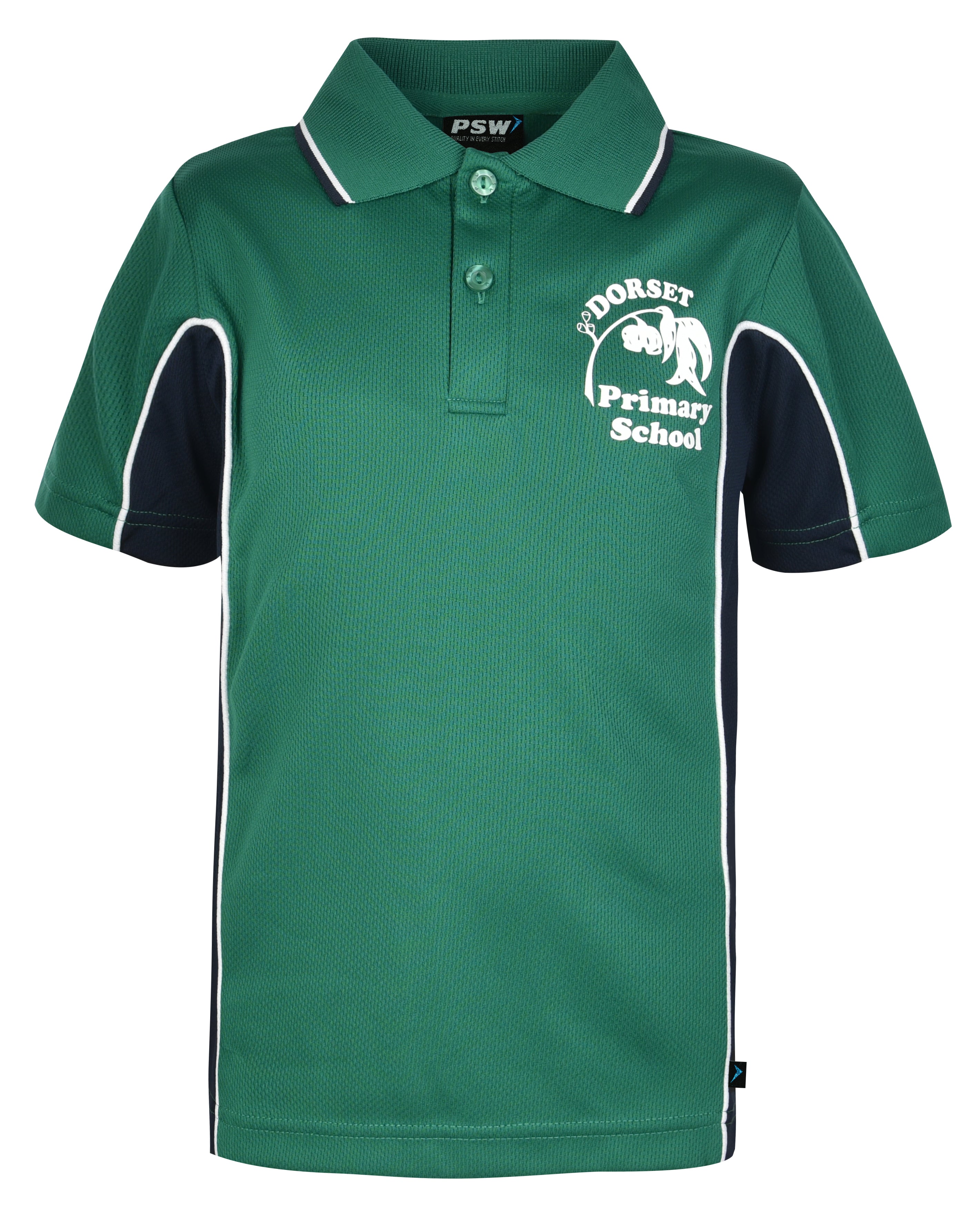 Short Sleeve Mesh Polo