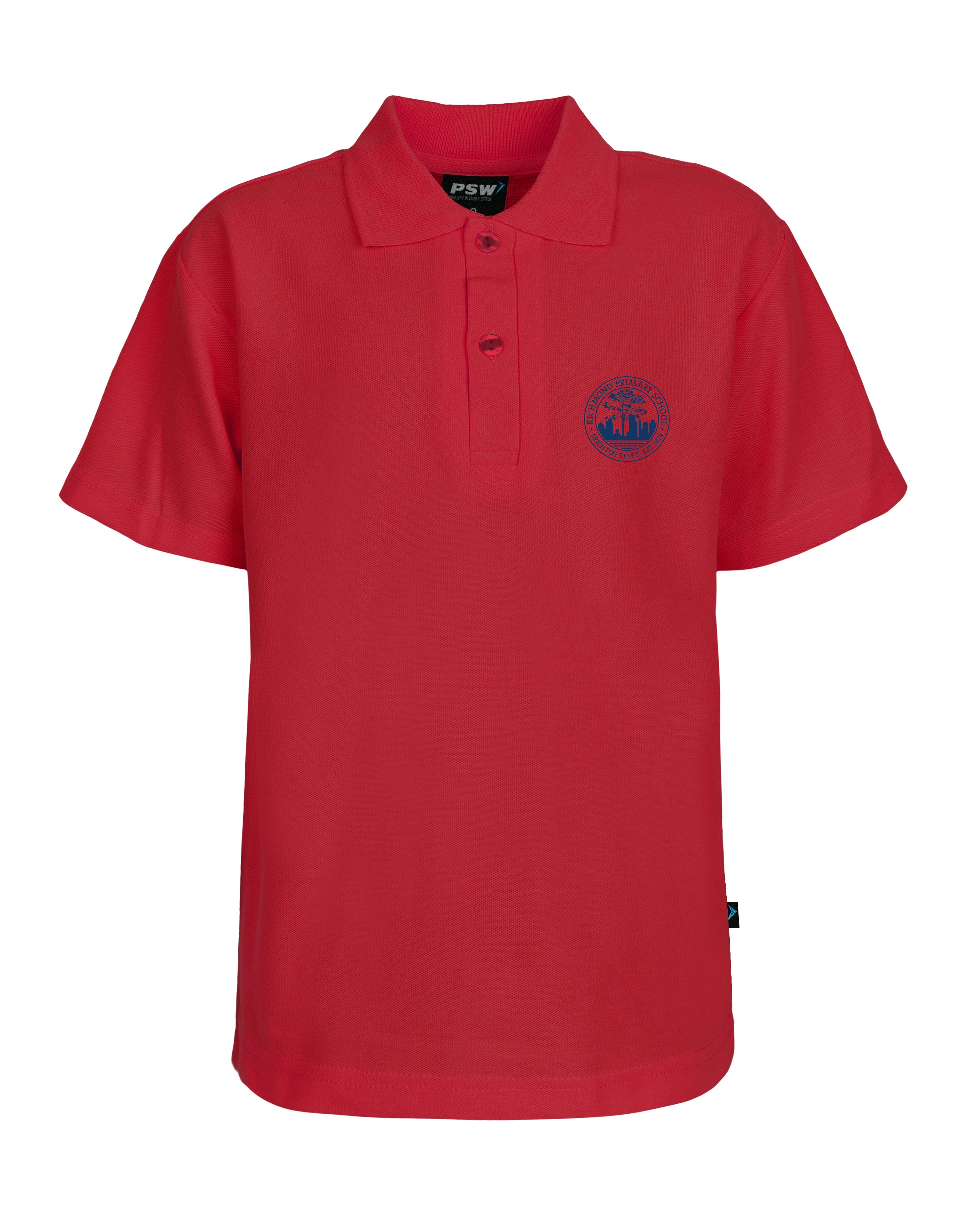 S/S Pique Plain Polo Shirt