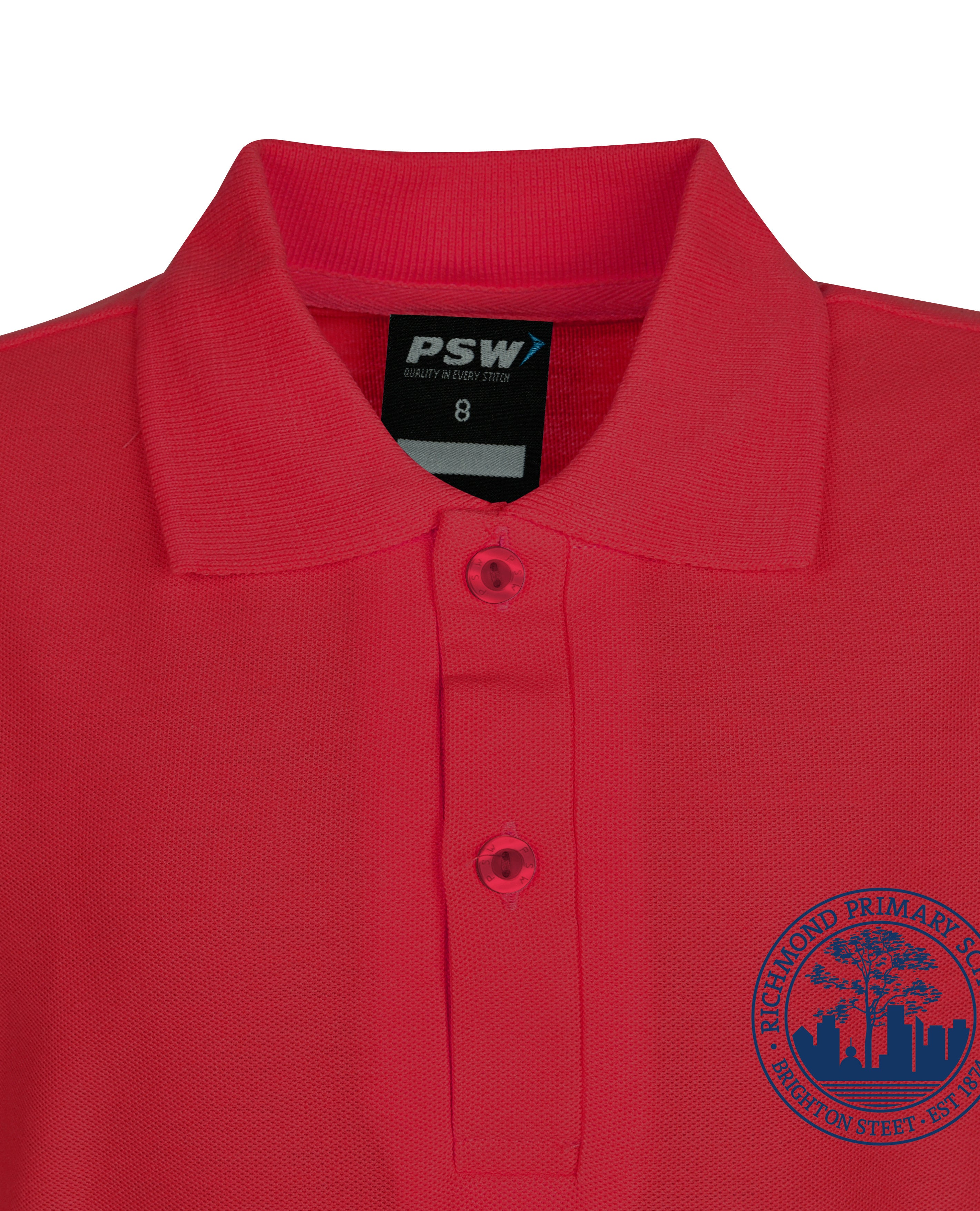 S/S Pique Plain Polo Shirt