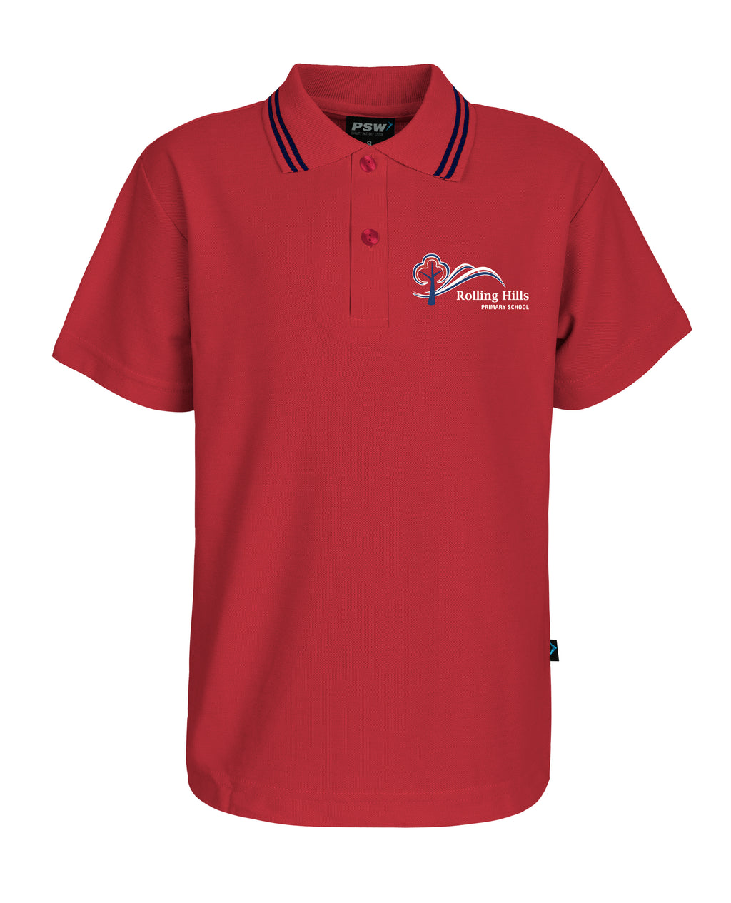 S/S Polo - Stripe Collar