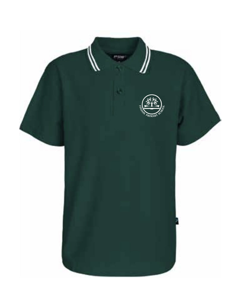 S/S Polo - Stripe Collar