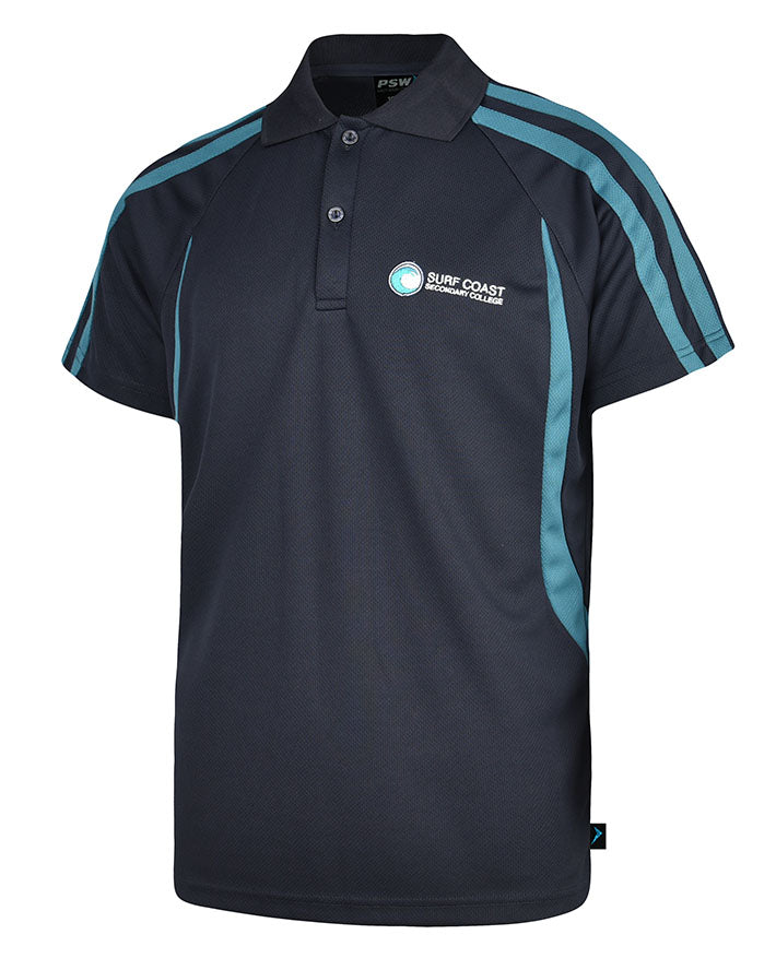 Short Sleeve Mesh Polo