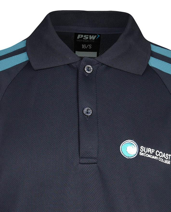 Short Sleeve Mesh Polo