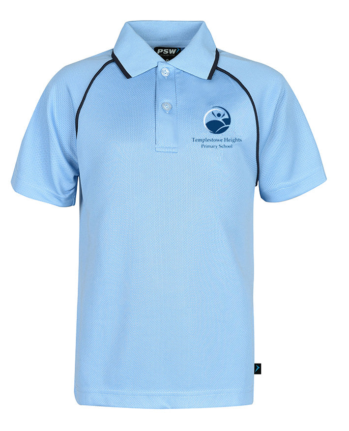 Short Sleeve Mesh Polo
