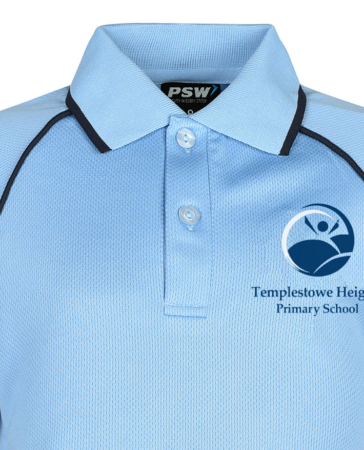 Short Sleeve Mesh Polo