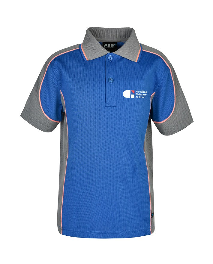 Short Sleeve Mesh Polo