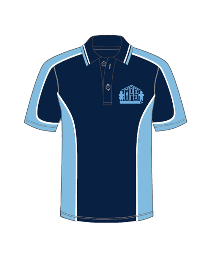 SS Polo with Shoulder Panels