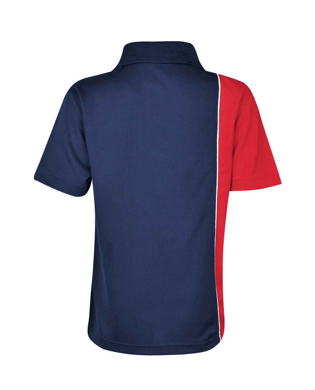 S/S Mesh Polo with Vertical Panel