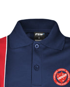 S/S Mesh Polo with Vertical Panel