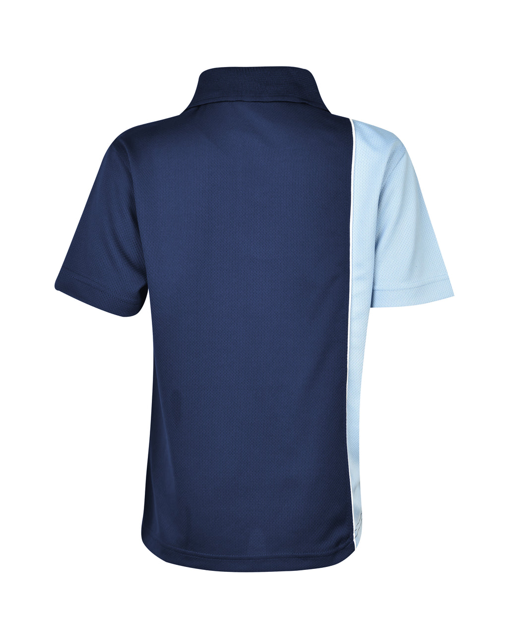 S/S Mesh Polo with Vertical Panel