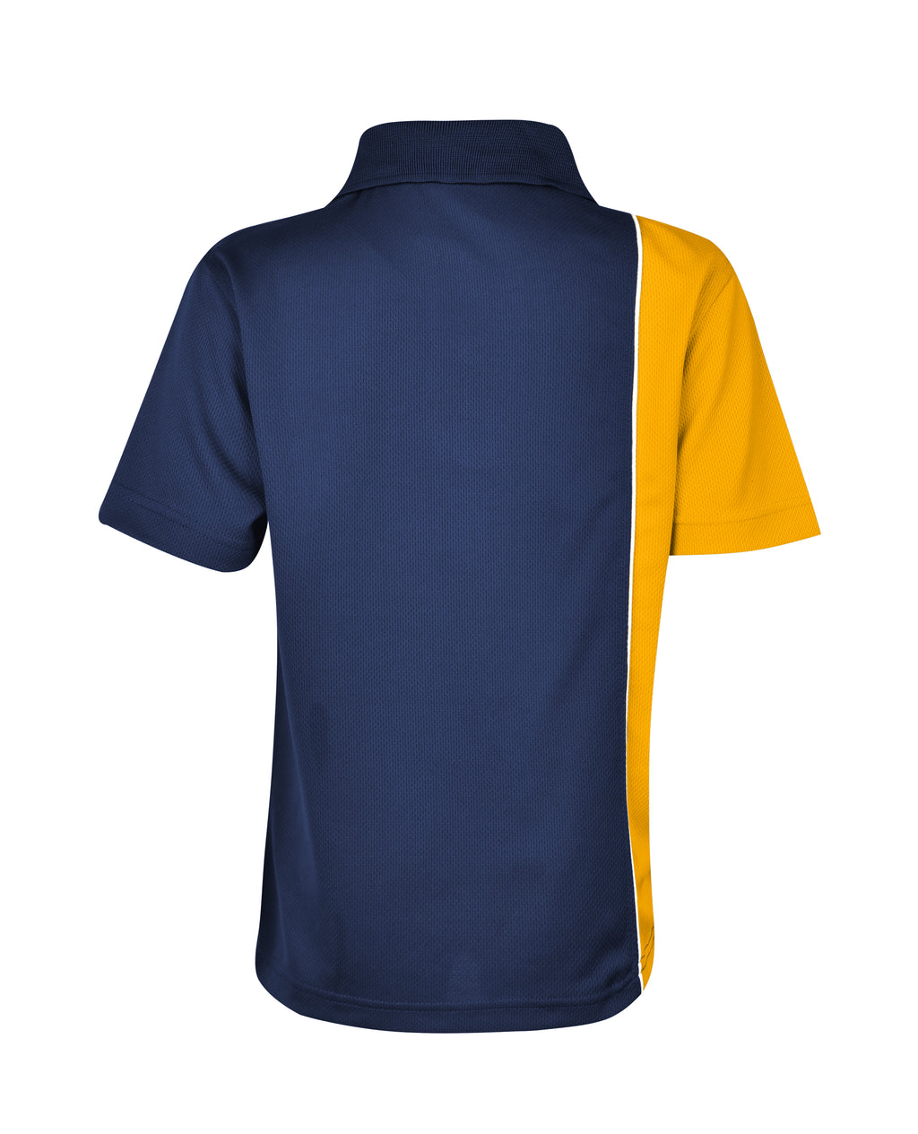 S/S Mesh Polo with Vertical Panel