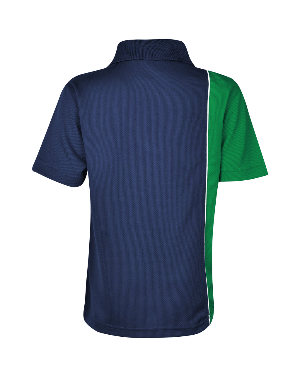 S/S Mesh Polo with Vertical Panel