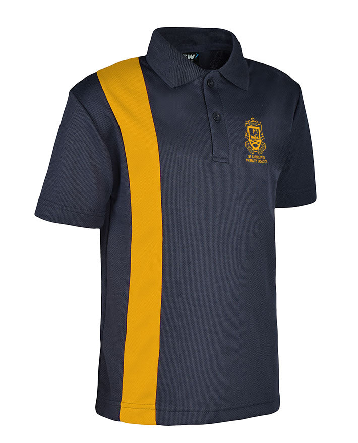 Short Sleeve Mesh Polo