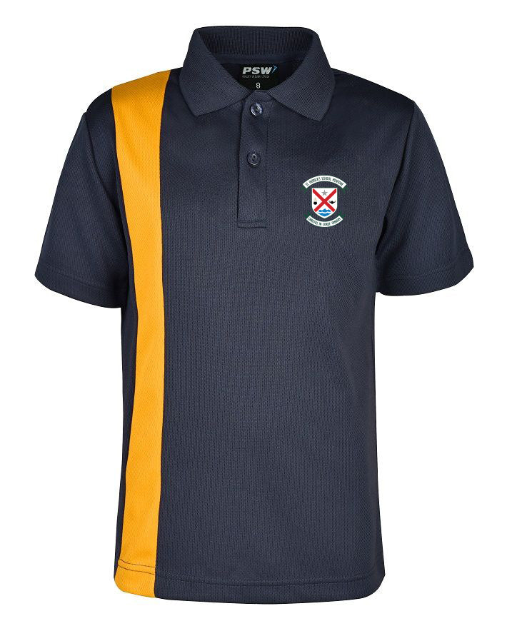 Short Sleeve Mesh Polo