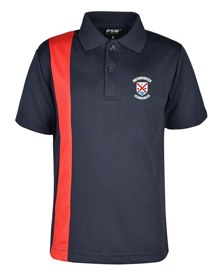Short Sleeve Mesh Polo