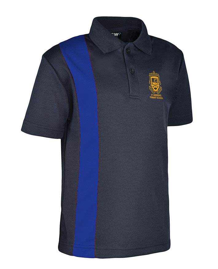 Short Sleeve Mesh Polo