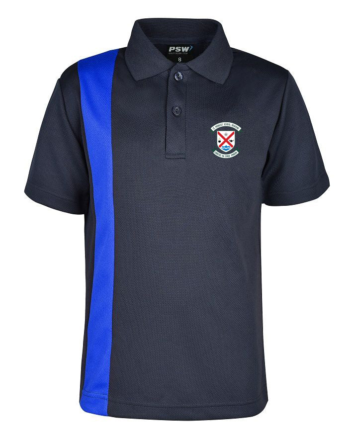 Short Sleeve Mesh Polo