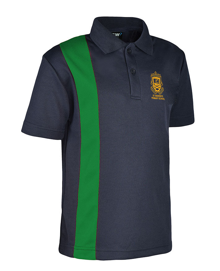 Short Sleeve Mesh Polo