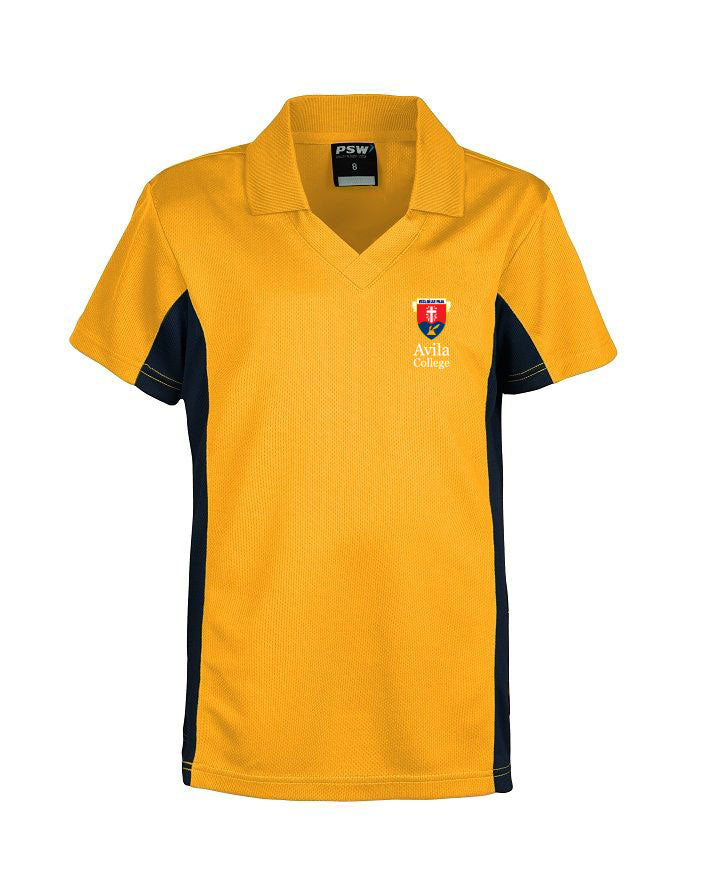 Short Sleeve Mesh Sports Polo