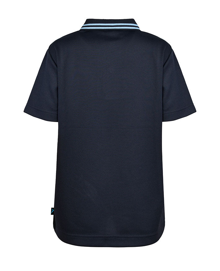 Short Sleeve Button Up Polo
