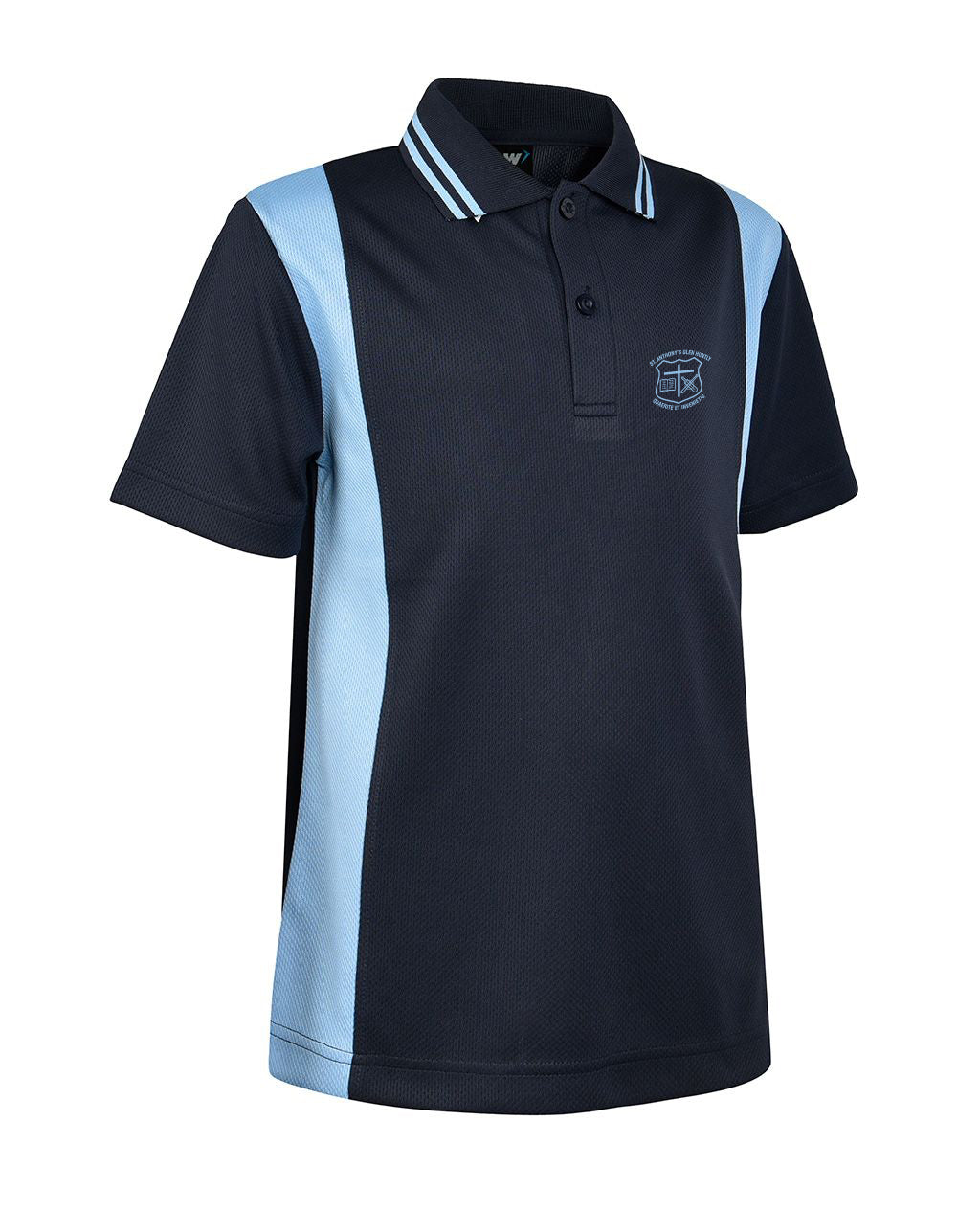 Short Sleeve Button Up Polo
