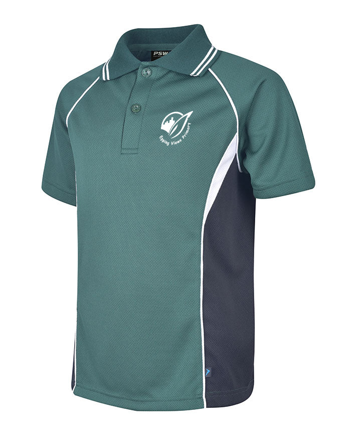Short Sleeve Mesh Polo