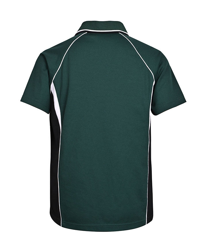 S/S Polo w Contrast panel & piping