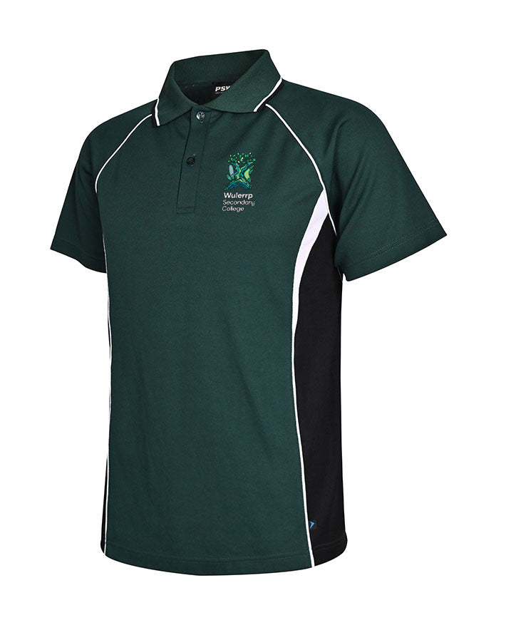 S/S Polo w Contrast panel & piping