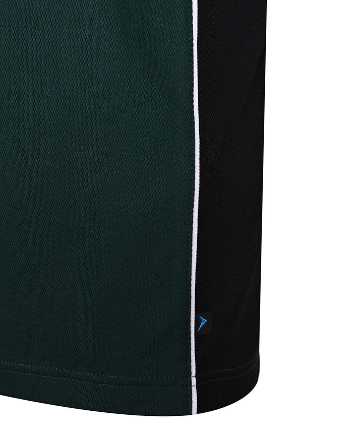 S/S Polo w Contrast panel & piping