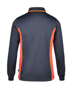 Long Sleeve Mesh Polo