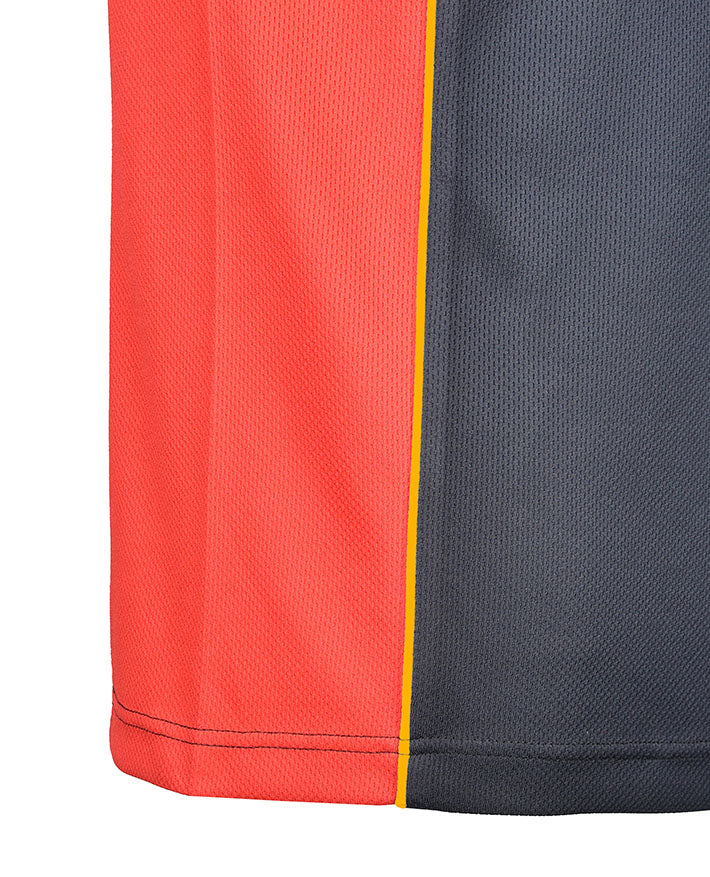Long Sleeve Mesh Polo