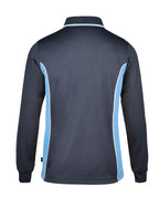 Long Sleeve Mesh Polo