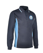 Long Sleeve Mesh Polo